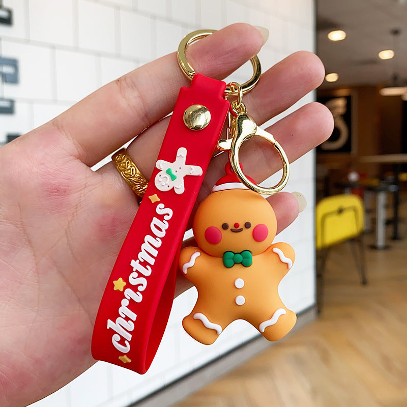 Wholesale Christmas Soft Rubber Keychains